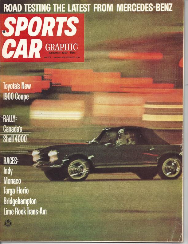 Журнал Sports Car Graphic 1967 08